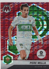 2021-22 Panini Mosaic La Liga Mosaic Red Prizm #38 Pere Milla