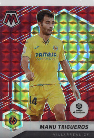 2021-22 Panini Mosaic La Liga Mosaic Red Prizm #95 Manu Trigueros