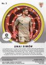2021-22 Panini Mosaic La Liga International Men of Mastery #3 Unai Simon