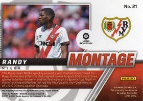 2021-22 Panini Mosaic La Liga Montage #21 Randy Nteka