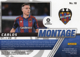 2021-22 Panini Mosaic La Liga Montage #18 Carlos Clerc