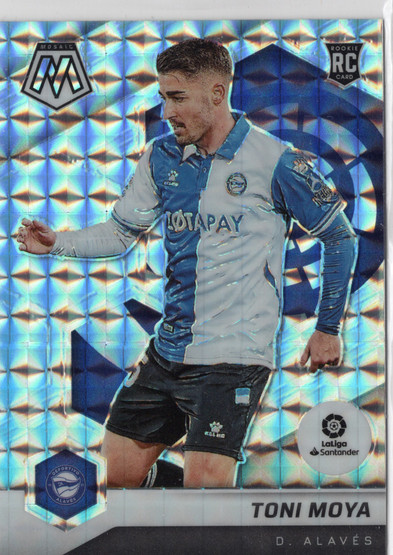 2021-22 Panini Mosaic La Liga Mosaic Prizm #114 Toni Moya RC