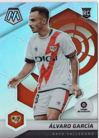 2021-22 Panini Mosaic La Liga Silver Prizm #142 Alvaro Garcia RC