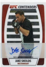 2011 Topps UFC Title Shot UFC Contenders Autographs #CAJS Jake Shields AU, SN188