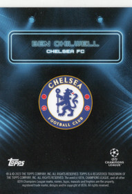 2023-24 Topps Showtime UEFA Club Competitions Autographs #NNO Ben Chilwell AU, SN49