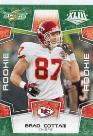 2008 Score Factory Set Green #387 Brad Cottam RC