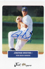 2004 Just Prospects Autographs #12 Jonathan Broxton AU