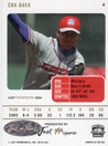 2004 Just Prospects Autographs #4 Cha Baek AU