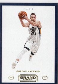 2016-17 Panini Grand Reserve #30 Gordon Hayward