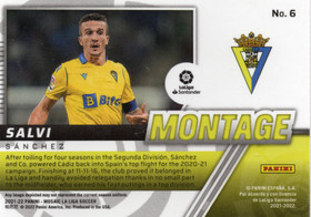 2021-22 Panini Mosaic La Liga Montage #6 Salvi Sanchez