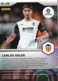 2021-22 Panini Mosaic La Liga Mosaic Pitch Masters #28 Carlos Soler