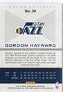 2016-17 Panini Grand Reserve #30 Gordon Hayward