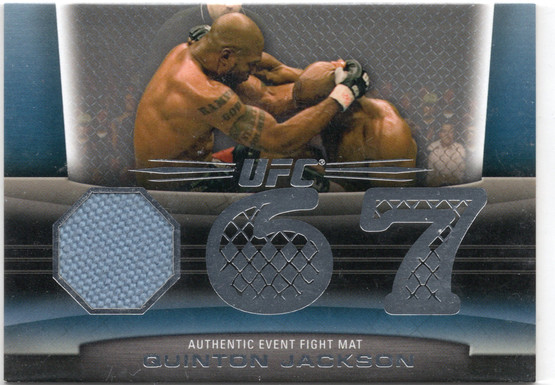 2011 Topps UFC Title Shot Fight Mat Relics #FMQJ Quinton Jackson MEM