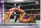 2019 Topps WWE Road to Wrestlemania Women's Revolution (part1) #DR7 Charlotte Flair Defeats Nikki Bella for the Divas Championship