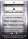 2019 Topps WWE SummerSlam Women's Evolution #DR25 Becky Lynch Becomes the First Smackdown Women's Champion