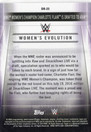 2019 Topps WWE SummerSlam Women's Evolution #DR23 Women's Champion Charlotte Flair is Drafted to RAW