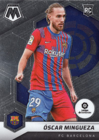 2021-22 Panini Mosaic La Liga #48 Oscar Mingueza RC