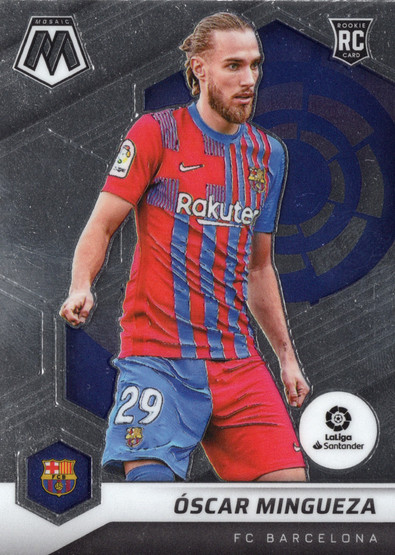 2021-22 Panini Mosaic La Liga #48 Oscar Mingueza RC