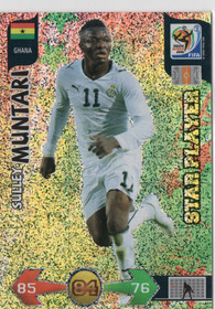 2010 Panini Adrenalyn XL FIFA World Cup Star Players #NNO Sulley Muntari