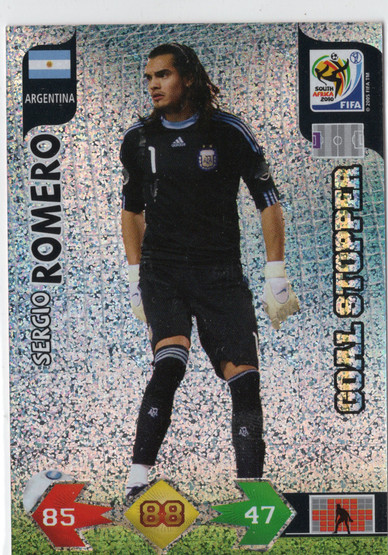 2010 Panini Adrenalyn XL FIFA World Cup Goal Stoppers #NNO Sergio Romero
