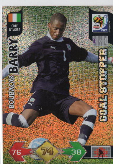 2010 Panini Adrenalyn XL FIFA World Cup Goal Stoppers #NNO Boubacar Barry