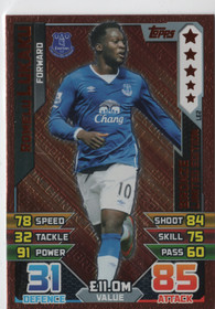 2015-16 Topps Match Attax Premier League Extra Limited Edition Bronze #LE2 Romelu Lukaku