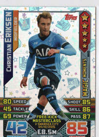 2015-16 Topps Match Attax Premier League Extra Magic Moments #MM10 Christian Eriksen