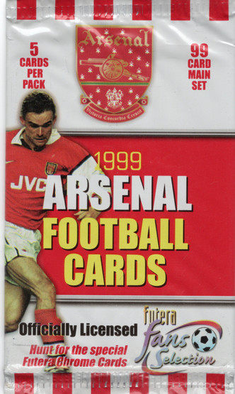 1999 Futera Fans Selection Arsenal FC, irtopussi 1kpl
