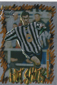 1999 Futera Newcastle United Fans Selection Hot Shots #HS8 Keith Gillespie