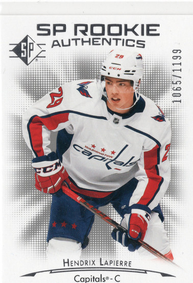 2021-22 SP #134 Hendrix Lapierre RA, RC, SN1199