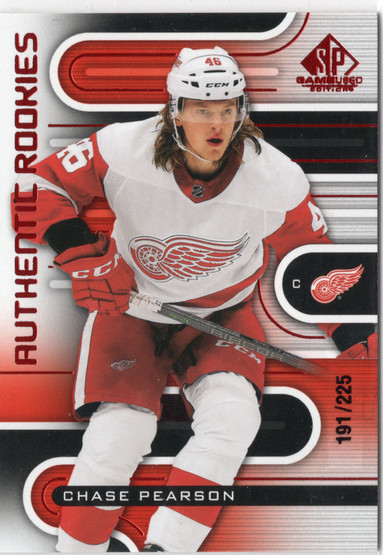 2022-23 SP Game Used Red #167 Chase Pearson AR, SN225
