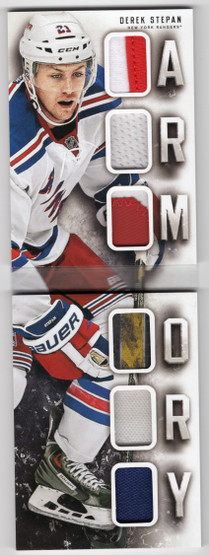 2013-14 Panini Playbook Armory #ADST Derek Stepan MEM, SN50