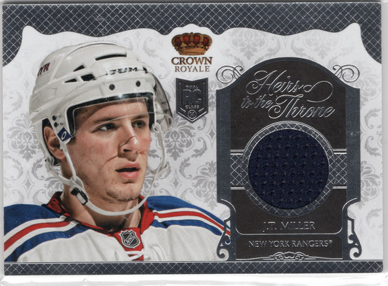 2013-14 Panini Crown Royale Heirs to the Throne Materials #HTJTM J.T. Miller MEM