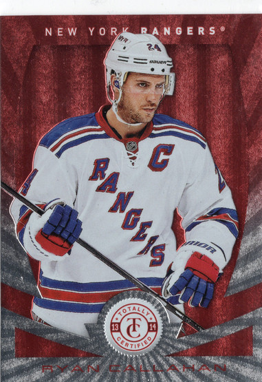 2013-14 Panini Totally Certified Platinum Red #63 Ryan Callahan SN100