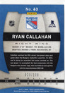 2013-14 Panini Totally Certified Platinum Red #63 Ryan Callahan SN100