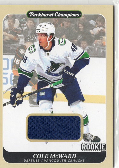 2023-24 Parkhurst Champions Jerseys #41 Cole McWard MEM