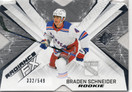 2022-23 SPx Radiance FX #RFX97 Braden Schneider SN549