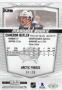 2024-25 O-Pee-Chee Platinum Arctic Freeze #228 Cameron Butler MR, SN99, RC