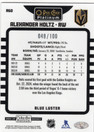2024-25 O-Pee-Chee Platinum Retro Blue Luster #R60 Alexander Holtz SN100