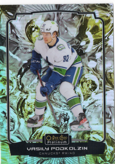 2022-23 O-Pee-Chee Platinum Liquid Metal #93 Vasily Podkolzin SN349
