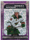 2021-22 O-Pee-Chee Platinum Violet Pixels #209 Calen Addison MR, SN299