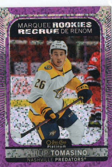 2021-22 O-Pee-Chee Platinum Violet Pixels #292 Philip Tomasino MR, SN299