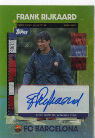 2023-24 Topps Focus FC Barcelona Snapshots Autographs #SAFR Frank Rijkaard AU, SN150