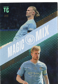 2024 Panini Top Class #218 Erling Haaland / Kevin De Bruyne MAG
