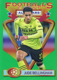 2021-22 Topps Finest Flashbacks UEFA Champions League 1993 Jumbo All-Stars Topper Refractor #43 Jude Bellingham