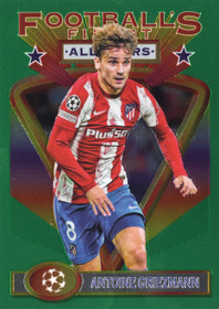 2021-22 Topps Finest Flashbacks UEFA Champions League 1993 Jumbo All-Stars Topper #160 Antoine Griezmann