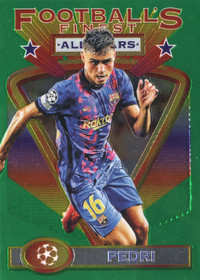 2021-22 Topps Finest Flashbacks UEFA Champions League #190 Pedri