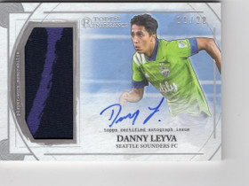 2022 Topps Renaissance MLS Autographed Relics #ARDL4 Danny Leyva AU, MEM, SN20