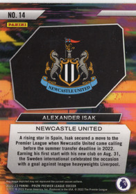2022-23 Panini Prizm Premier League Instant Impact #14 Alexander Isak