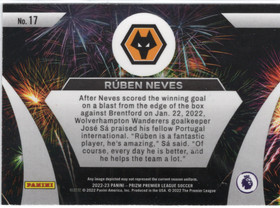 2022-23 Panini Prizm Premier League Fireworks #17 Ruben Neves